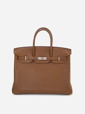 Hermes 2009 Brown Togo Leather Birkin 35